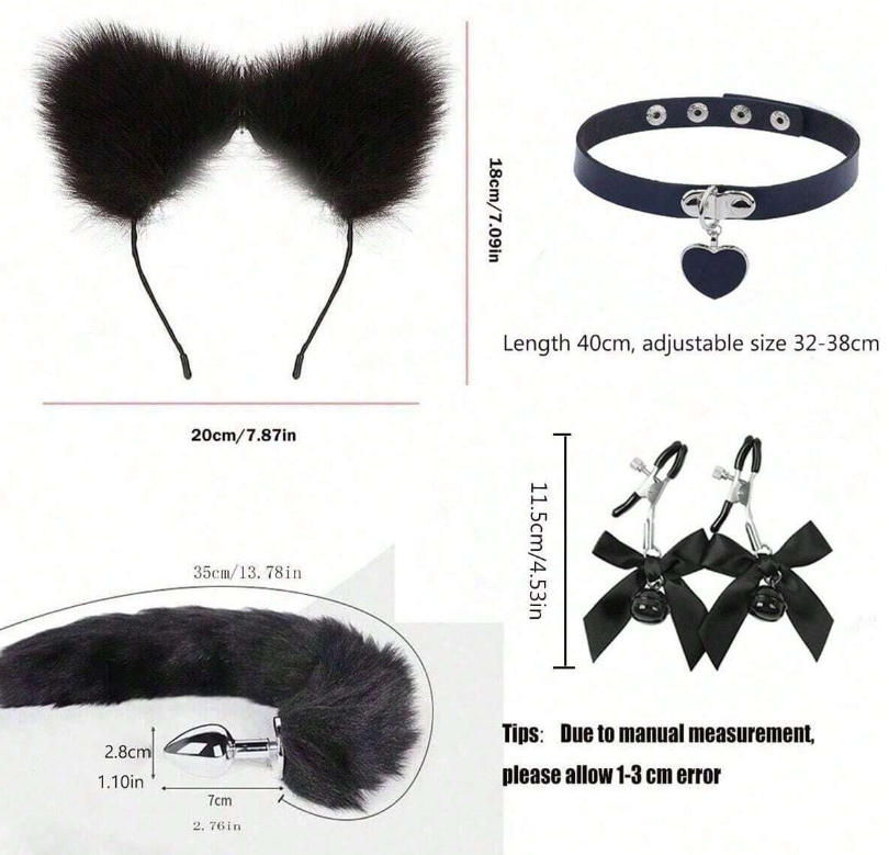 A Ensemble de 4 pcs Noir